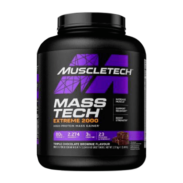 Mass Tech Extreme 2000 de 2.72kg suplemento de la sección ganadores de peso con proteína hecho por Muscletech