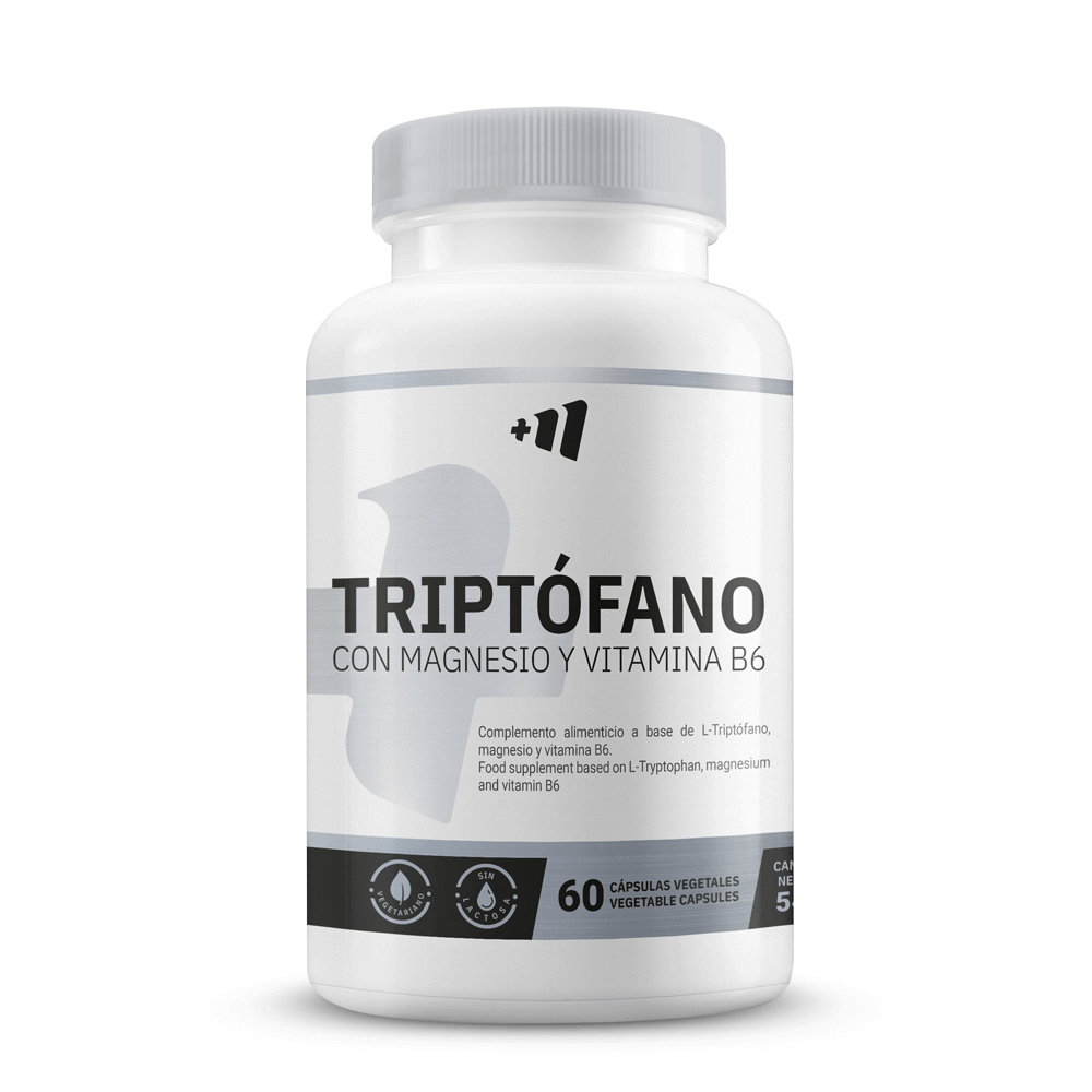 Triptófano + Magnesio + B6 - 60 Cápsulas Vegetales