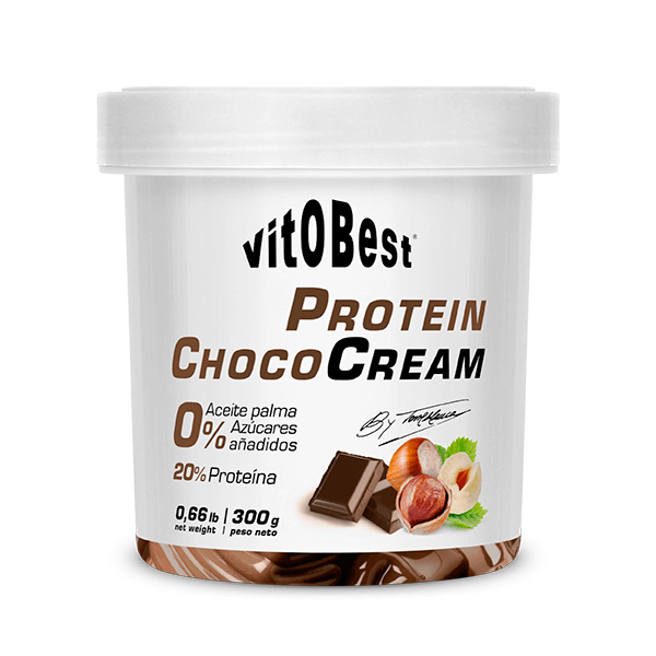 Protein Choco Cream Torreblanca envase de 300g de la marca VitoBest (Cremas de Chocolate Bajas en Calorias)