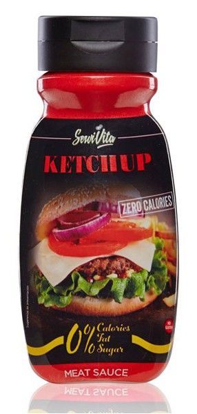 Ketchup 0% de 320 ml del fabricante Servivita (Salsas Saladas Sin Calorias)