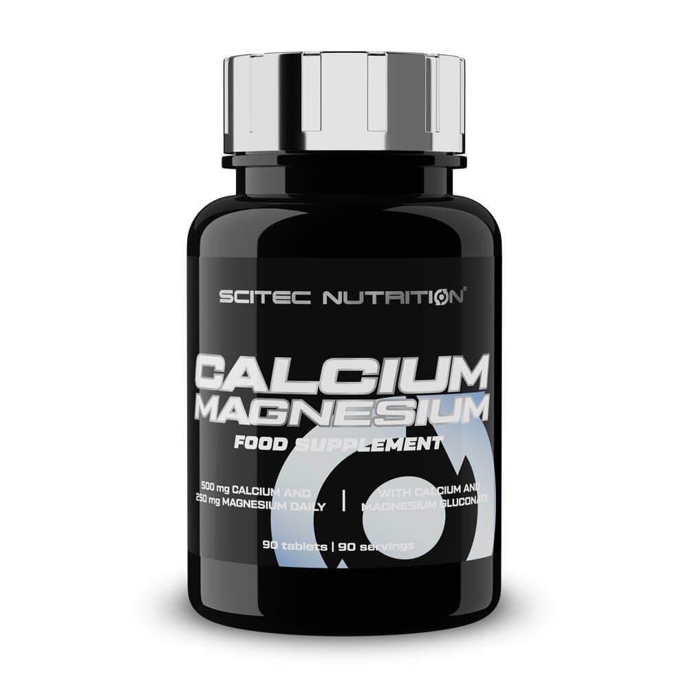Calcio y Magnesio 750mg de 90 tabletas del fabricante Scitec Nutrition suplemento de la sección minerales