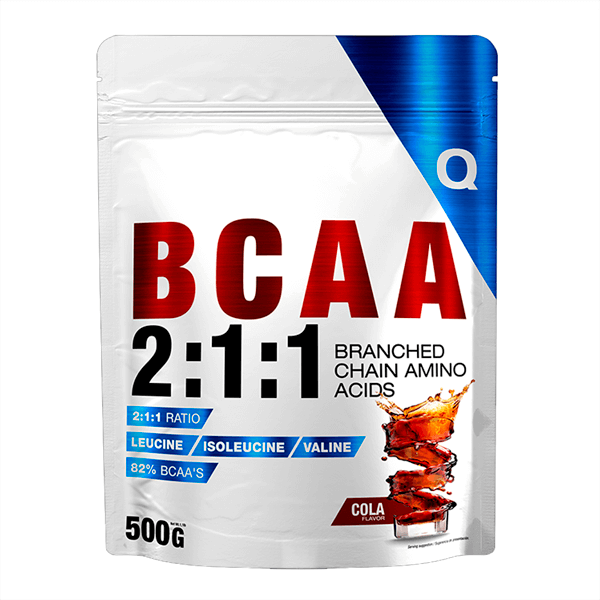 BCAA 2:1:1 de 500g en la sección de bcaa ramificados de la marca Quamtrax