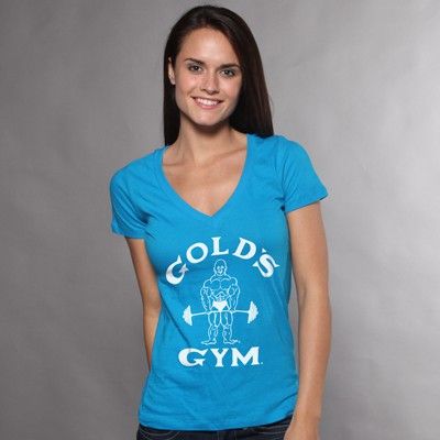 Camiseta Chica Pico Joe Classic de Gold's Gym