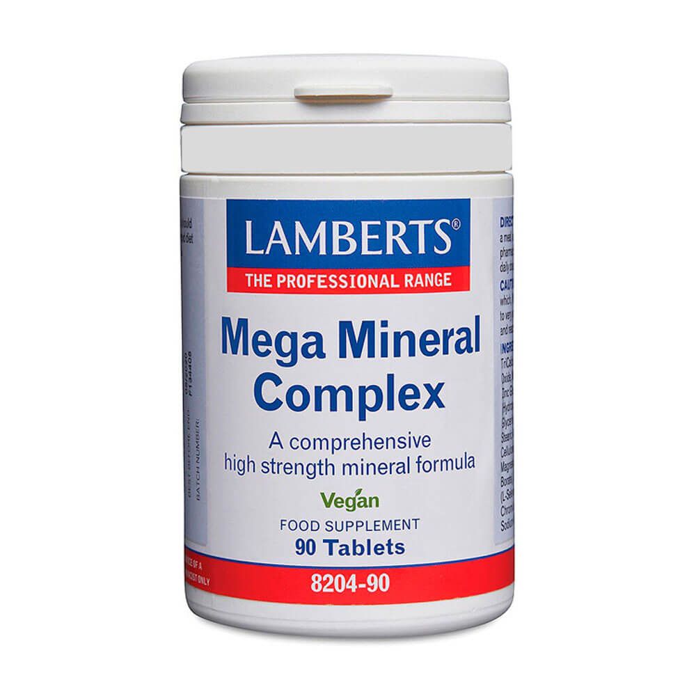 Complejo Mega Mineral bote de 90 tabletas de la categoría minerales hecho por Lamberts