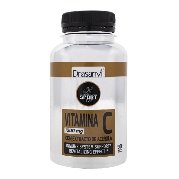 Vitamina C 1000mg presentación de 90 cápsulas hecho por Drasanvi
