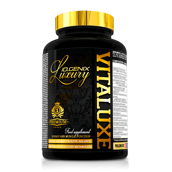 Vitaluxe envase de 60 tabletas suplemento de la sección complejos multivitaminicos del fabricante IO.Genix