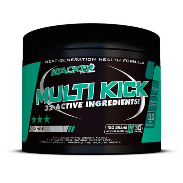 Multi Kick en 150g - complejos multivitaminicos de Stacker Europe