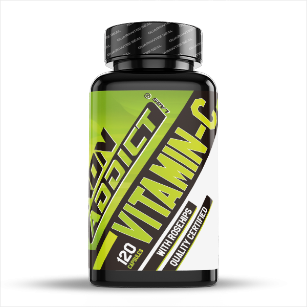 Vitamina C en 120 cápsulas de la marca Iron Addict Labs