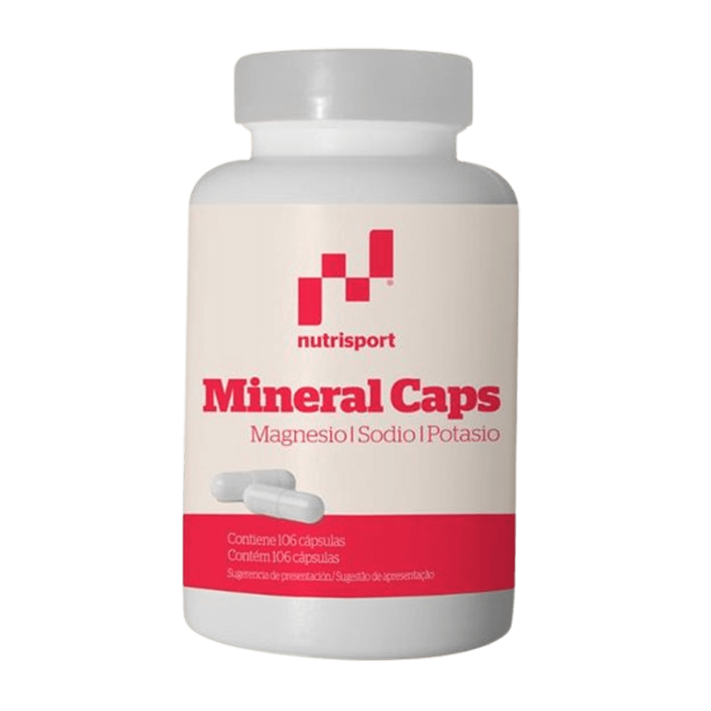 Mineral Caps presentación de 106 cápsulas de la categoría minerales hecho por Nutrisport