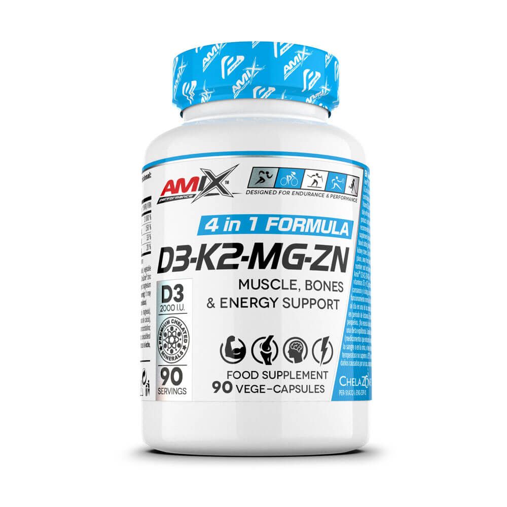 D3-K2-MG-ZN presentación de 90 cápsulas de la sección vitaminas por Amix Performance