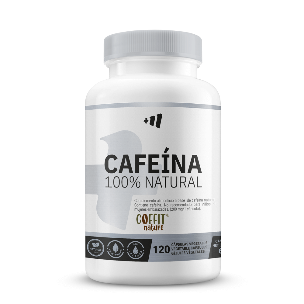 100% Cafeína Natural presentación de coffit® nature 200mg del fabricante Masmusculo Supplements