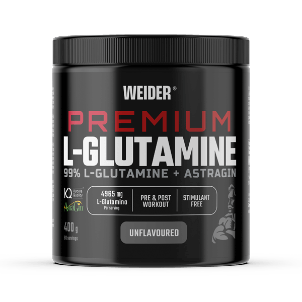 Premium Glutamina + Astragin presentación de 400g de la marca Weider