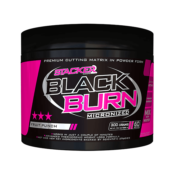Black Burn Micronized de 300g del fabricante Stacker Europe (Termogénicos)