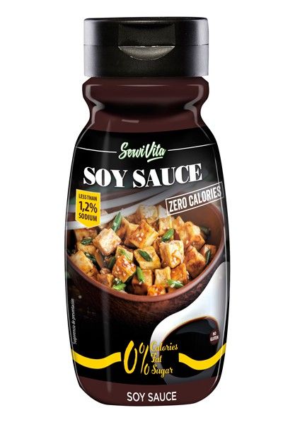 Salsa de Soja 0% de 305ml del fabricante Servivita (Salsas Saladas Sin Calorias)
