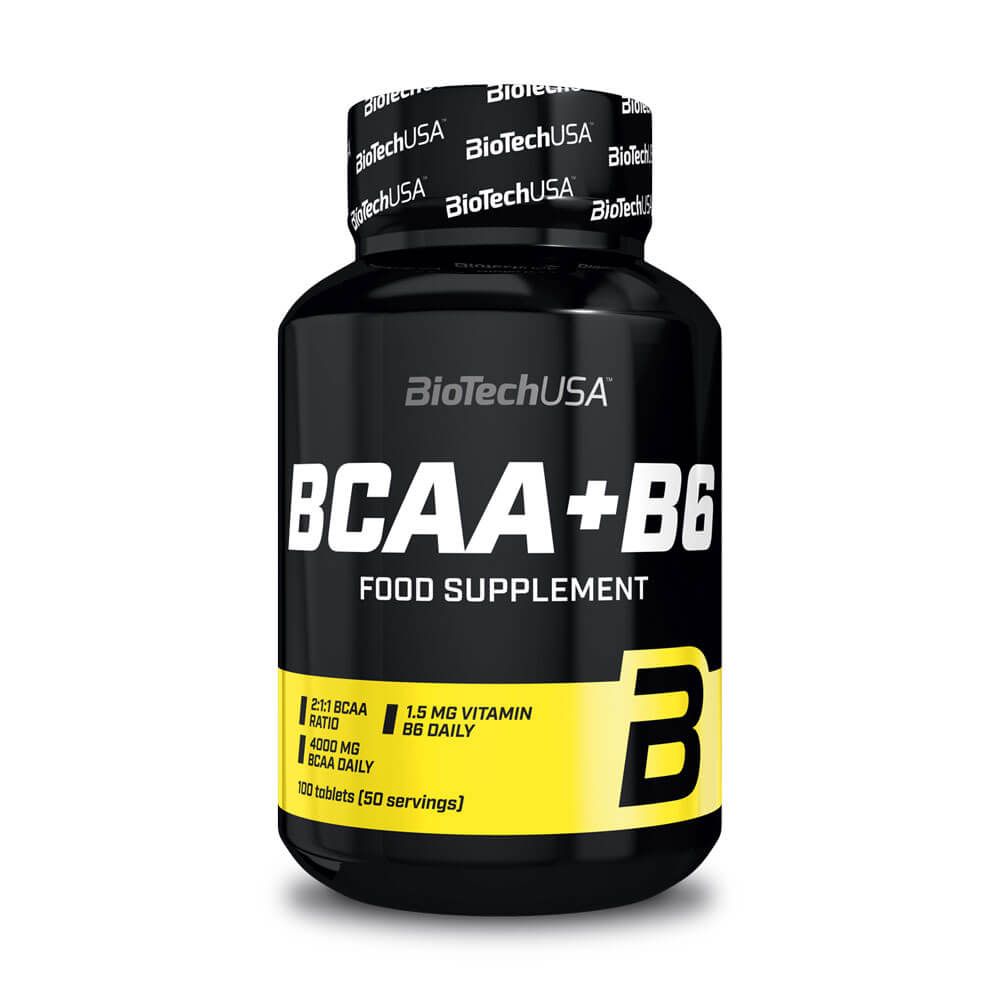 BCAA+B6 presentación de 100 tabletas en la sección de bcaa ramificados por Biotech USA