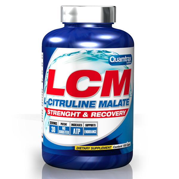 LCM L-Citrulina Malato envase de 150 cápsulas de la marca Quamtrax (Otros Aminoácidos)