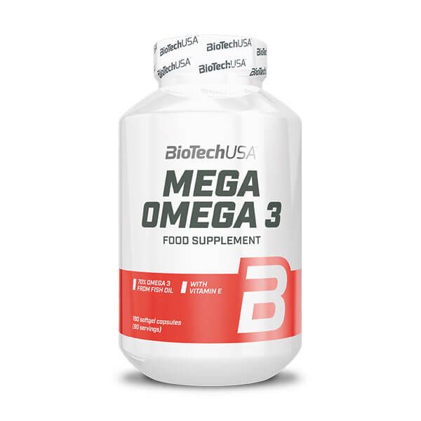 Mega Omega 3 de 180 softgels de Biotech USA