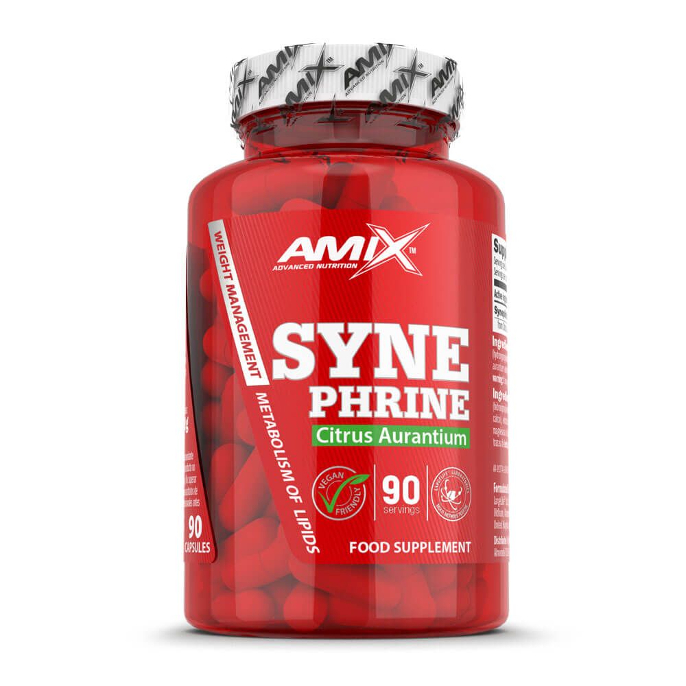 Sinefrina 20mg bote de 90 cápsulas hecho por Amix Nutrition suplemento de otros quemadores