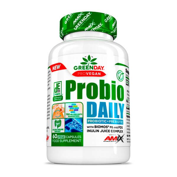 Probio Daily de 60 cápsulas vegetales en la categoría probioticos de Amix GreenDay