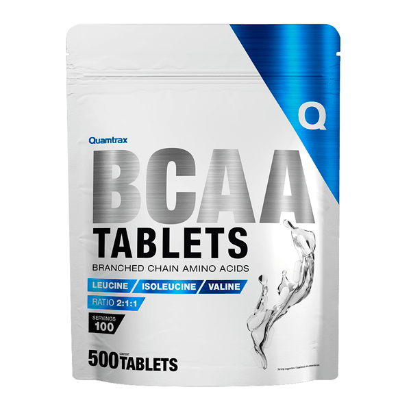 BCAA 1000 bote de 500 tabletas suplemento de bcaa ramificados hecho por Quamtrax