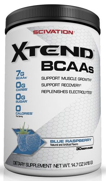 Xtend envase de 458g del fabricante Scivation (BCAA + Glutamina)