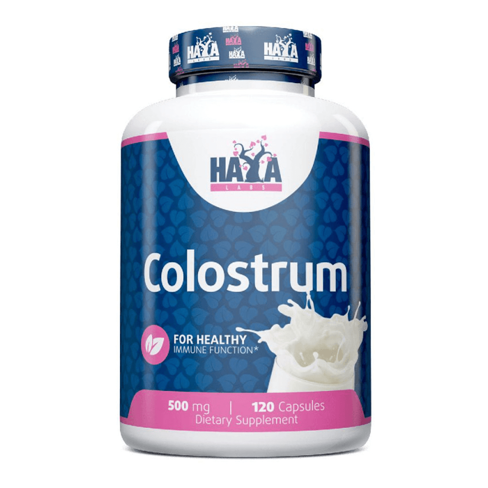 Calostro 500mg envase de 120 cápsulas del fabricante Haya Labs - complejos h crecimiento