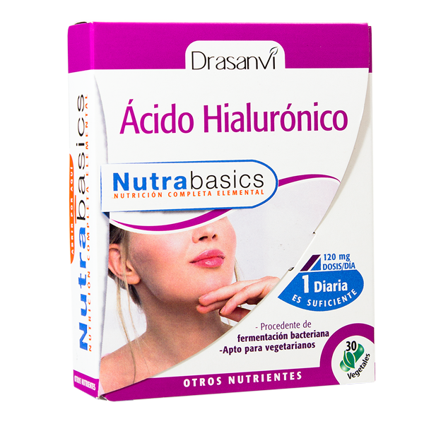 Ácido Hialurónico 120mg envase de 30 cápsulas del fabricante Drasanvi (Formulas Mejoras Articulares)