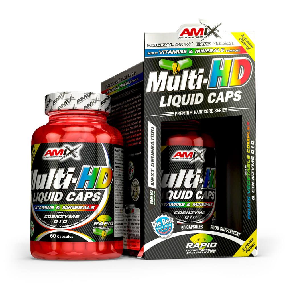 Multi-HD de 60 cápsulas líquidas de Amix Nutrition de la categoría complejos multivitaminicos