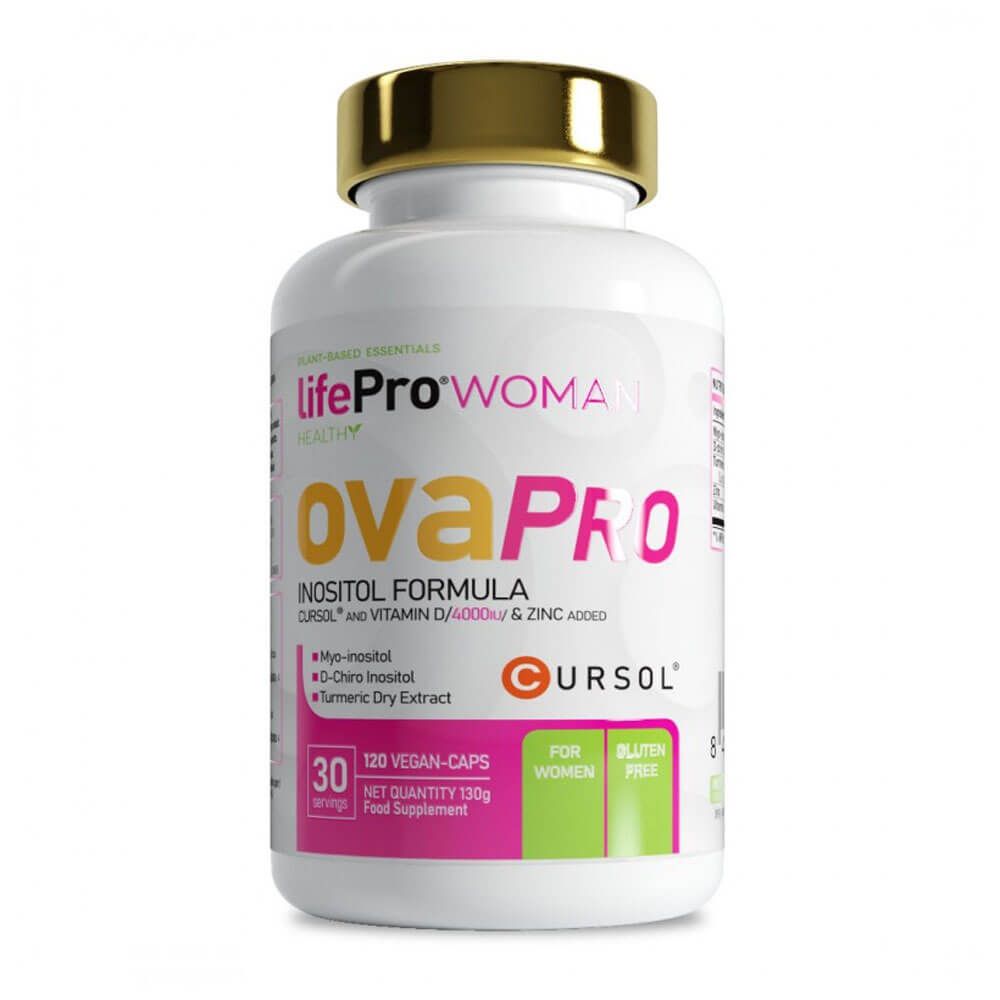 OvaPro Inositol Formula de 120 cápsulas veganas en la sección de especial mujer de LifePRO