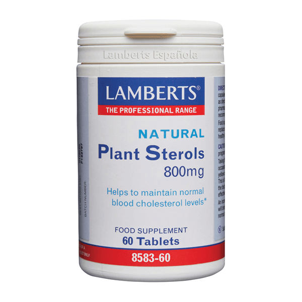 Esteroles Vegetales presentación de 60 tabletas en la categoría precursores hormonales naturales del fabricante Lamberts
