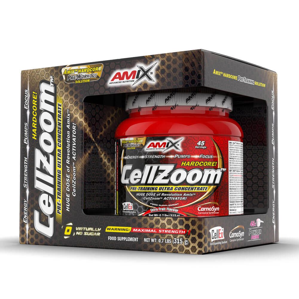CellZoom envase de 315g - pre entreno hecho por Amix Nutrition