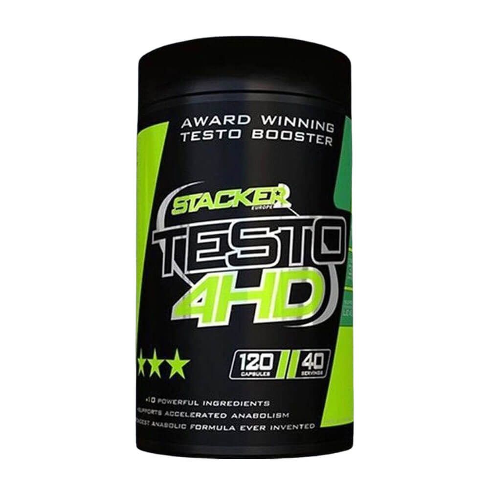 Testo 4HD envase de 120 cápsulas de la marca Stacker Europe de la sección complejos testosterona