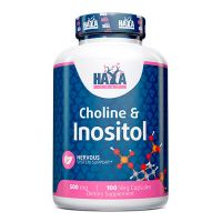 Vedere Choline & inositol 500mg presentazione di 100 capsules integratore della sezione vitamine fatto da Haya Labs Choline & inositol 500mg presentazione di 100 capsules integratore della sezione vitamine fatto da Haya Labs