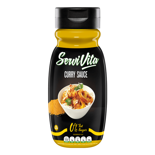 Curry sauce di 320ml integratore di salse senza calorie salate per Servivita