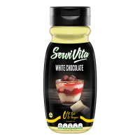 Vedere White chocolate syrup pacchetto di 320ml del produttore Servivita nella sezione di sciroppi senza calorie dolci White chocolate syrup pacchetto di 320ml del produttore Servivita nella sezione di sciroppi senza calorie dolci