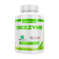 Vedere Digezyme di 90 capsules integratore alimentare di digestivi per PowerLabs Digezyme di 90 capsules integratore alimentare di digestivi per PowerLabs