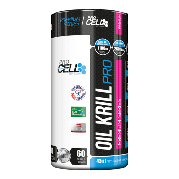 Oil krill pro confezione di 60 softgels integratore alimentare di olio di pesce del produttore ProCell