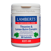 Vedere Theanine lemon balm complex in 60 tabs del marchio Lamberts della sezione prevenzione generale Theanine lemon balm complex in 60 tabs del marchio Lamberts della sezione prevenzione generale