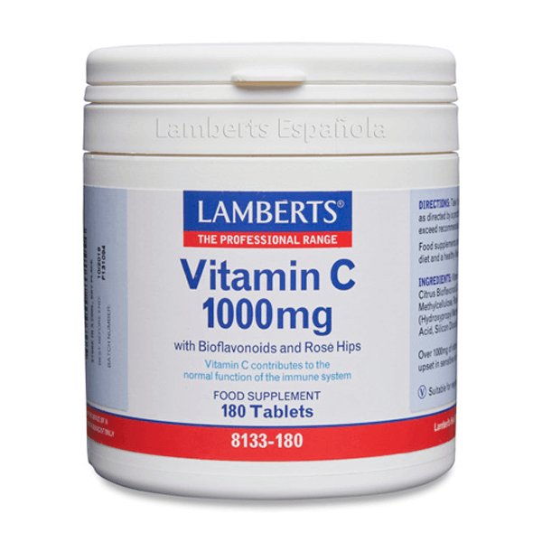 Vitamin c 1000mg in 180 tablets di Lamberts integratore della sezione vitamina c
