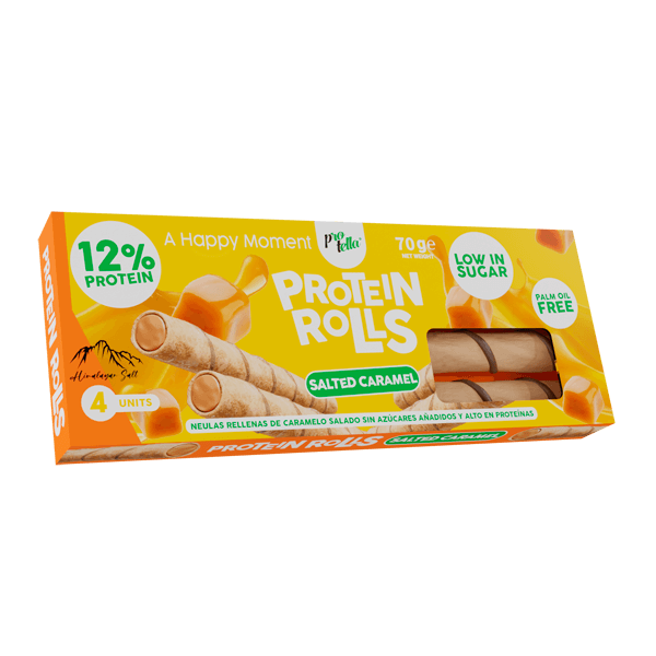 Protein rolls pacchetto di 70g nella sezione di biscotti proteici con poche calorie fatto da ProTella