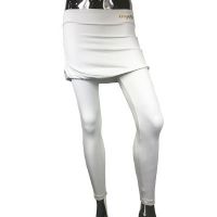 Legging white with skirt