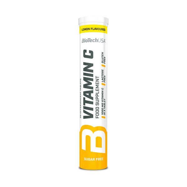 Vitamin c - 20 effervescent tablets Biotech USA - 1