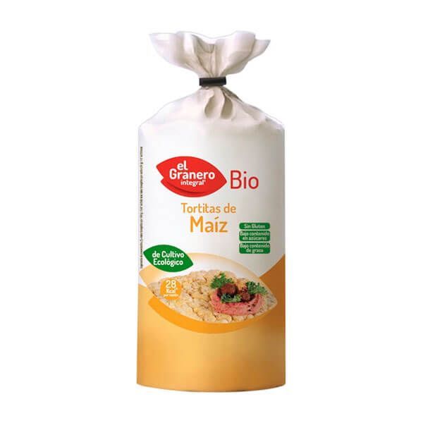 Organic corn pancakes di 110g nella categoria tortitas de cereales di El Granero Integral