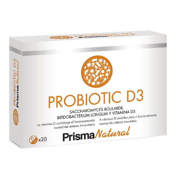 Probiotic d3 di 20 capsules per Prisma Natural nel gruppo di prebiotici