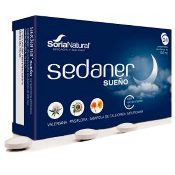 Sedaner dream pacchetto di 24 tablets nella sezione di miglioramento del sonno fatto da Soria Natural