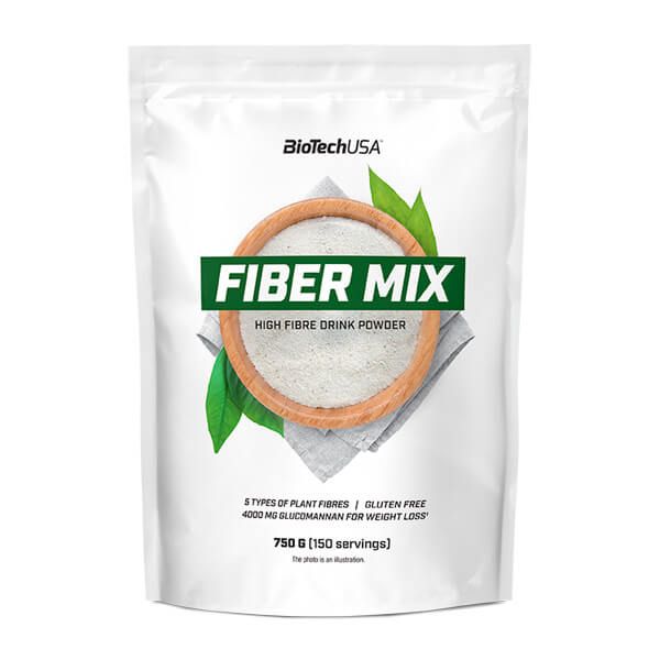 Fiber mix presentazione di 750g nella sezione di digestivi di Biotech USA