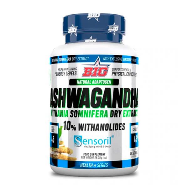 Ashwagandha in 45 capsules del marchio BIG