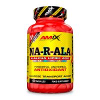 Vedere Na-r-ala pacchetto di 60 capsules del produttore AmiXpro® series integratore di acido alfa lipoico Na-r-ala pacchetto di 60 capsules del produttore AmiXpro® series integratore di acido alfa lipoico