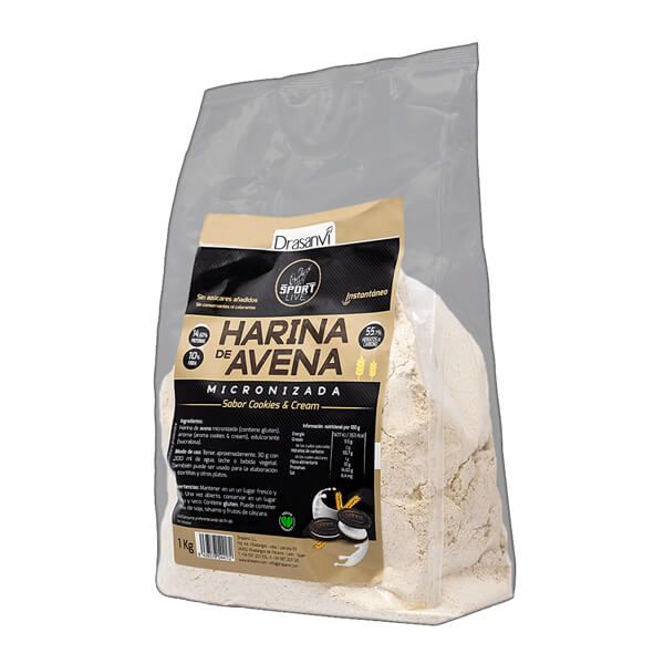 Oatmeal in 1kg sport live per Drasanvi nella categoria farina di avena dolce