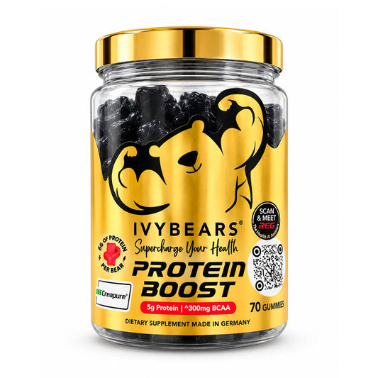 Protein Boost Gummies del marchio Ivybears in Proteine
